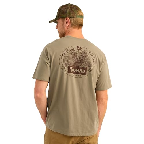 Nomad Men's Short Sleeve Performance Tee, Hunting T-Shirt
