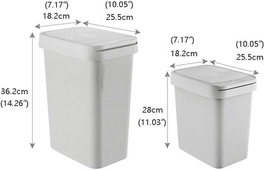 Poubelle extérieure et intérieure avec couvercle Small Size bleu - 3