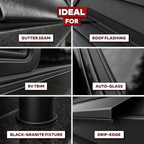 XFasten Black Silicone Sealant