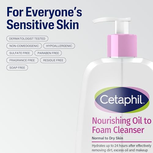 Cetaphil Nourishing Oil to Foam Cleanser 8oz — view 6