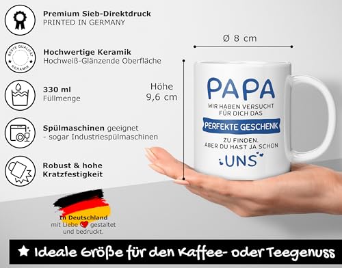 Gift Set Mum Dad Gifts - Mum Dad Gift Christmas - Mum Dad Mug with Saying - Mum Dad Daughter Son Gift Ideas (Ceramic 330 ml) - Image 4