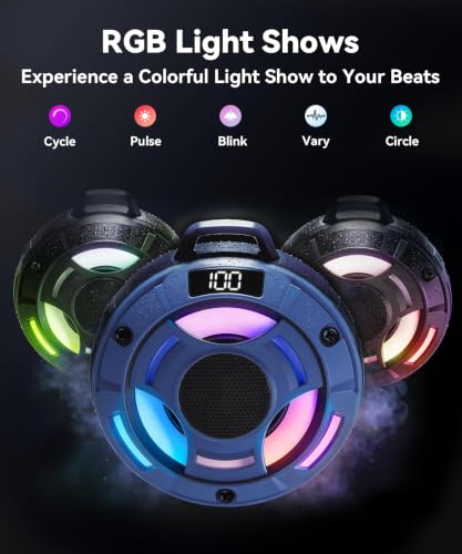 Image of BassBloom Room 1 Portable Bluetooth Speaker, IPX7 Waterproof