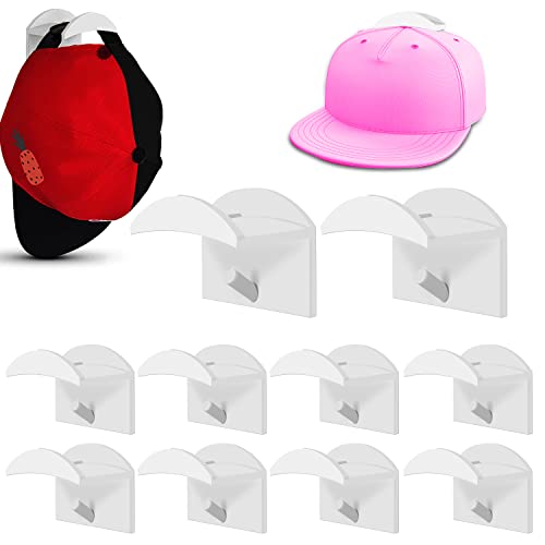 MYLERCT Huthalter Wand - Transparente Cap Aufbewahrung Für 10 Kappen