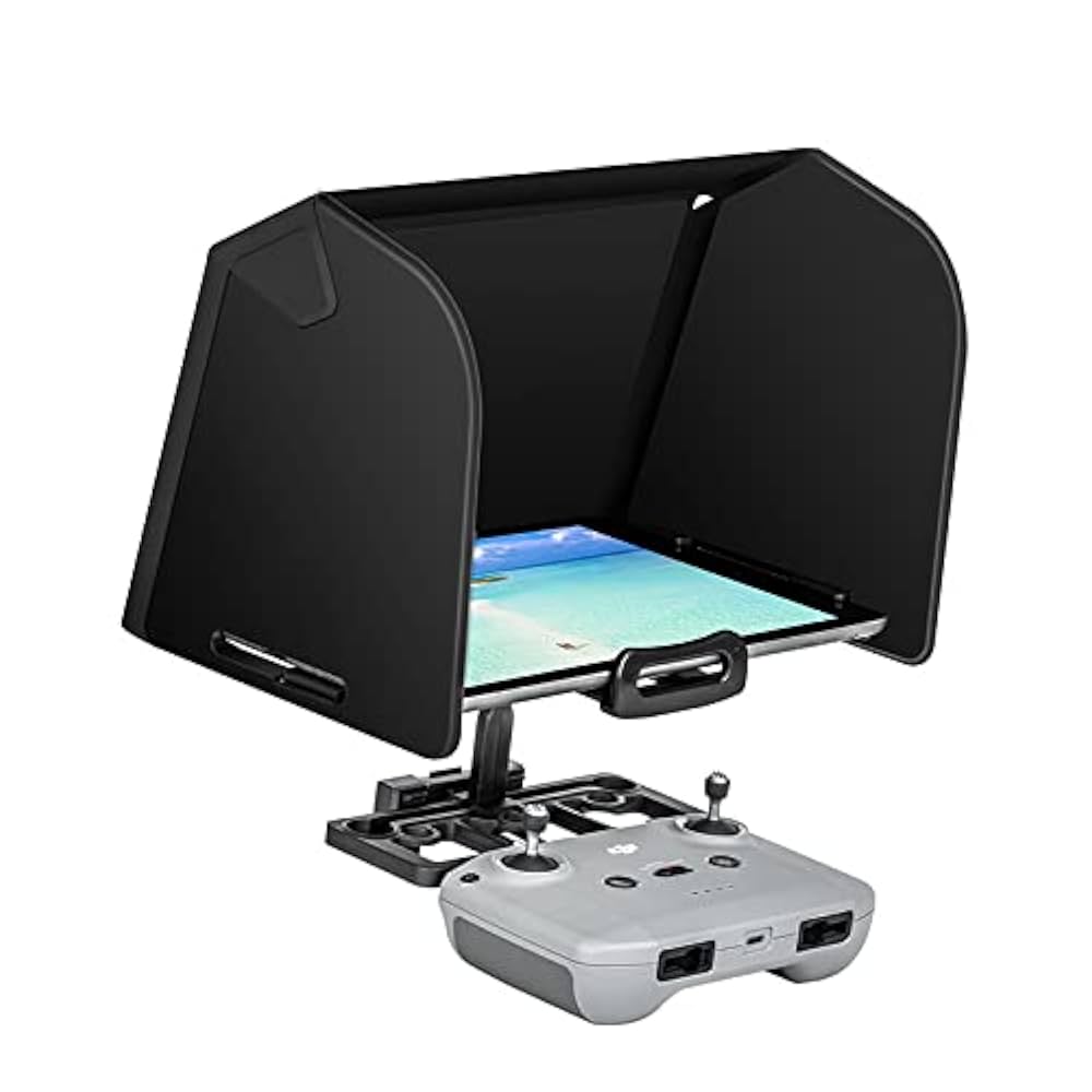 Hoodman iPad mini モニターフード　ドローン Drone base hood sunshade for glare free iPads tablets