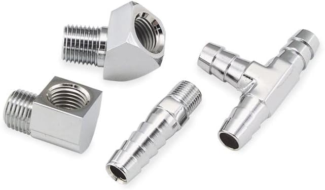 Replacement Oil Line Fitting Straight 1/8"-27NPT to 3/8"Hose(10) for 7-90TD-6X2