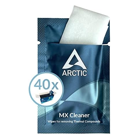 ARCTIC MX Cleaner (40 Stück) - Reinigungstücher zum Entfernen von Wärmeleitpaste, 11,5 x 11,5 cm, biologisch abbaubar Cover