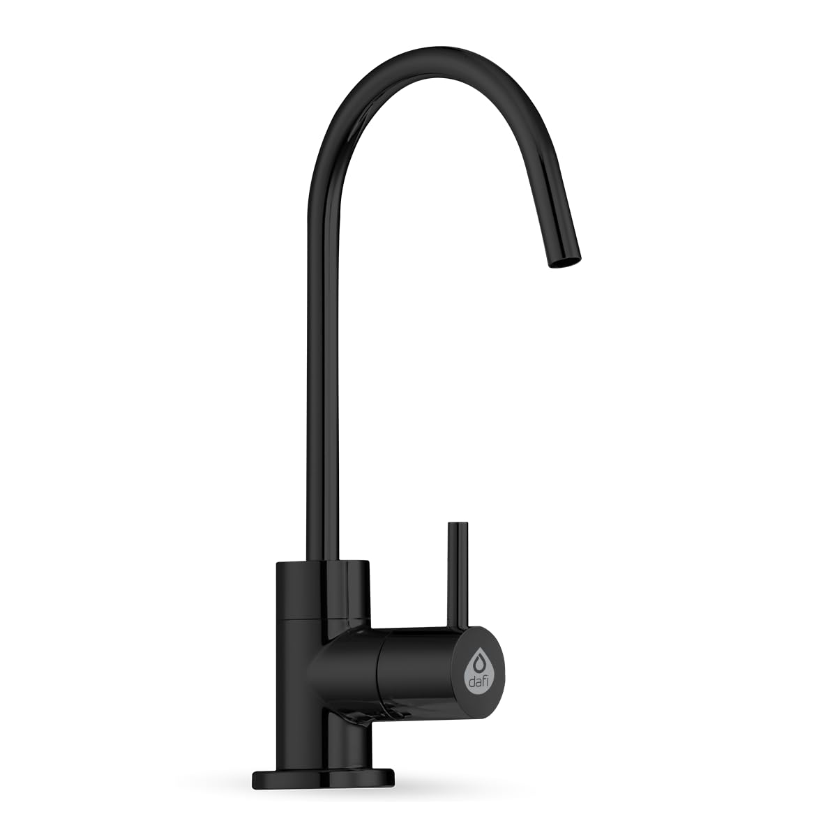 DAFI FLOW COMFORT DC10 + Kran ALTO czarny - Filtr do wody z wkładem węglowym, redukcja chloru, smaczna woda, łatwy montaż, system bez narzędzi, alternatywa dla wody butelkowanej