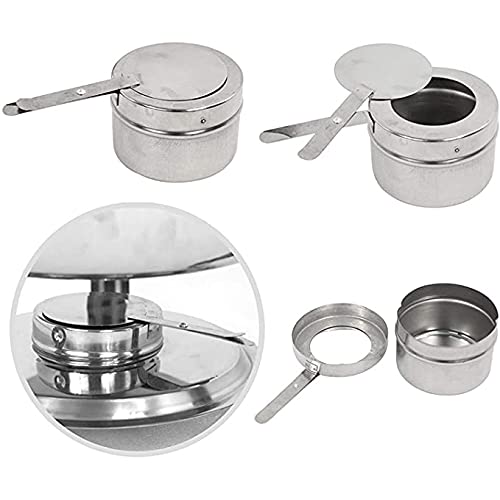4er Pack mit 5 Quart Full Size Edelstahl Runde Chafers und Buffetwärmer Sets mit Wasserpfanne, Lebensmittelpfanne… – Bild 7