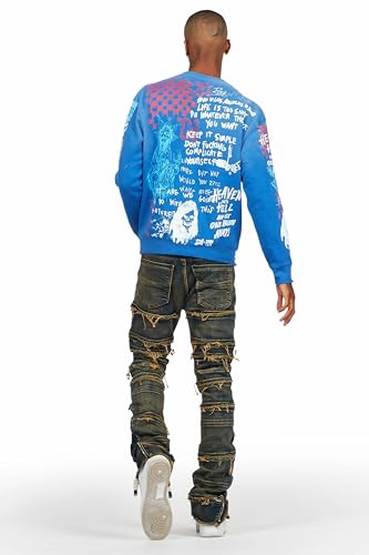 Men's Horado Wash Stacked Flare Jean4