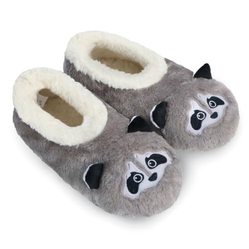 Image of Snoozies Barnyard Animal Slipper Socks for Women