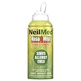 NeilMed NasaMist Hypertonic Extra Strength Saline Spray, 4.2 fl oz (Pack of 1)