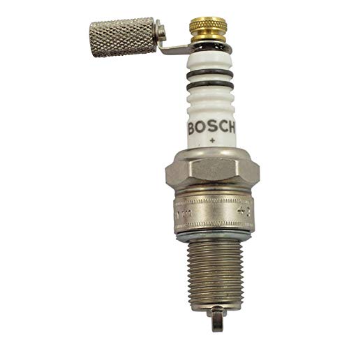 Vintage Rändelmuttern für Zündkerzen M4 Gewinde