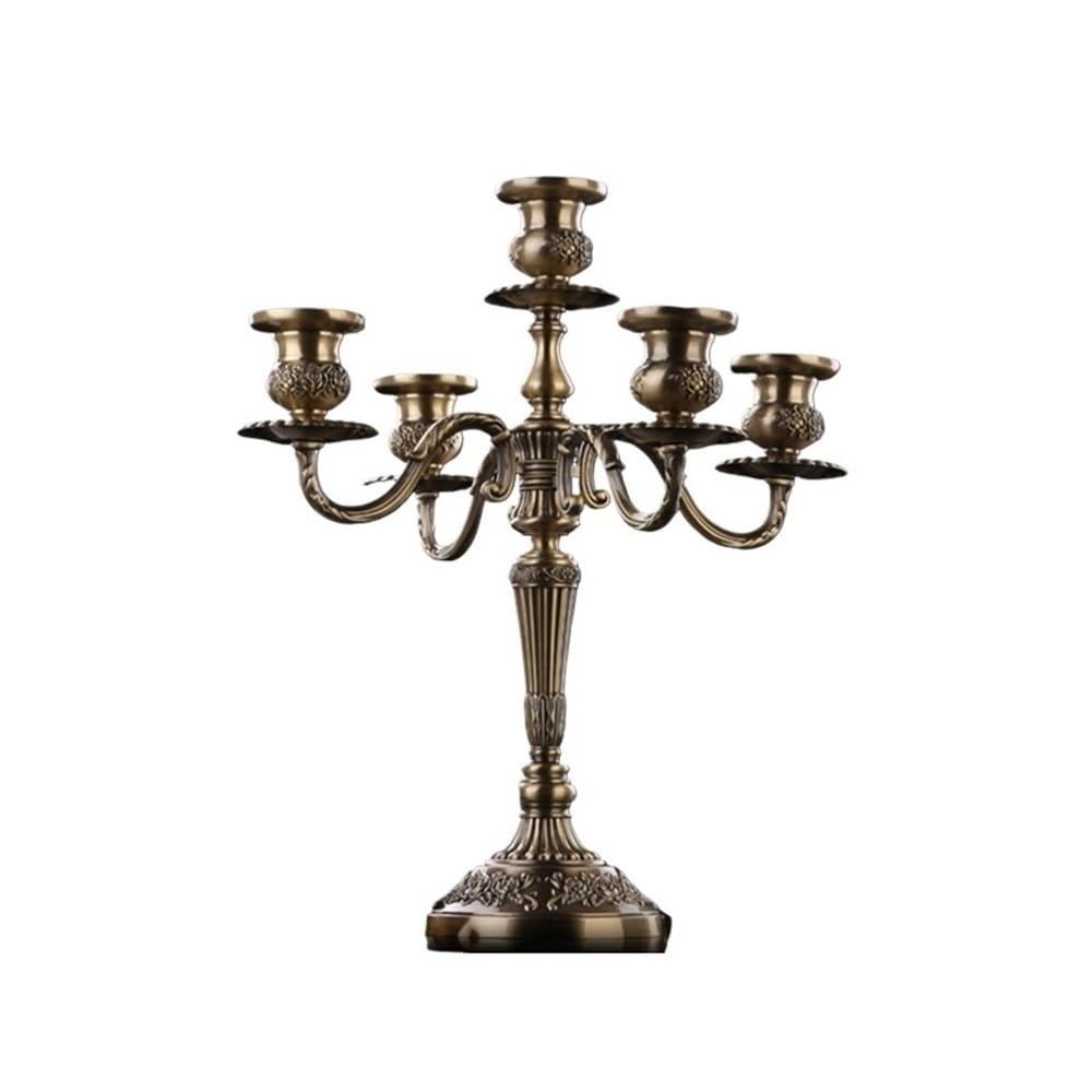 Candle Holder Retro Zinc Alloy Candlestick Home Decoration Wedding Candles Dinner Candle Holder