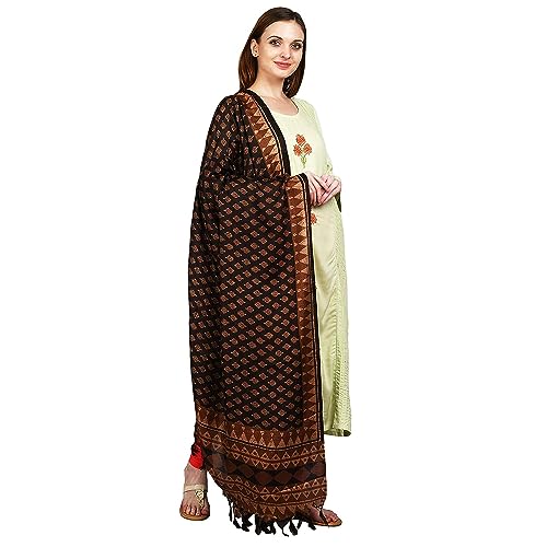 Women's Art Silk Printed Dupatta Beautiful Stole Scarf For Casual And Formal Wear3