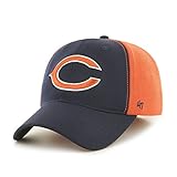 '47 NFL Chicago Bears Draft Day Closer Stretch Fit Hat, One Size, Navy