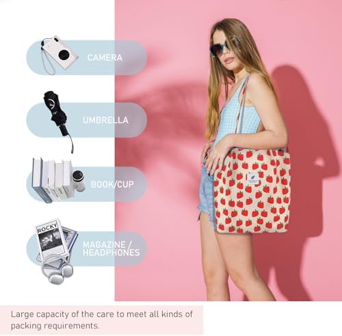 TELLUMO Fashion Corduroy Tote Bag Cow Print Bag Purses for Women Teen Girls with Inner Pocket