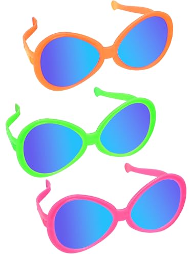 3 Pairs Jumbo Sunglasses Giant Sunglasses Swim Party Favors Halloween Novelty Glasses for Summer Beach