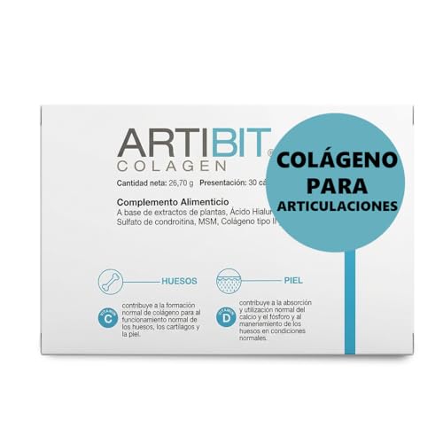 Colageno con Magnesio Acido Hialuronico y Vitamina C para Articulaciones Movilidad con Vitamina d3 Curcuma Boswelia 30 Capsulas sin Gluten ni Lactosa 100% Natural NEOBIT