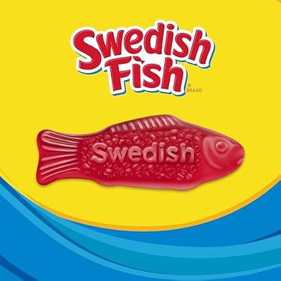 Swedish Fish Soft & Chewy Gummy Candy, 3.1 Oz