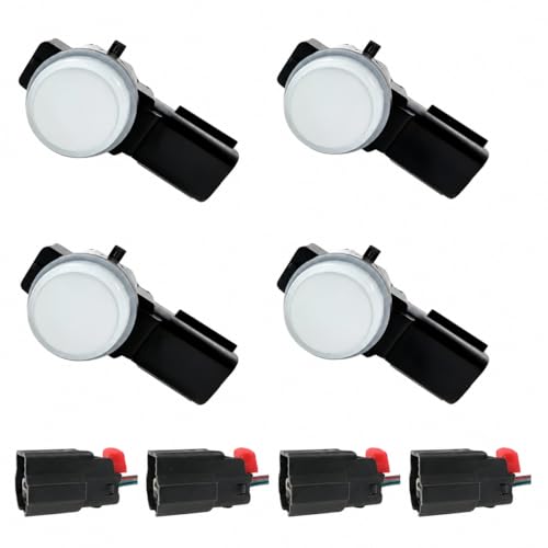 Image of 4Pack Backup Sensor Parking Sensor for Cadillac | with Connector Fit for Cadillac Chevy GMC Buick 52050134 23428268