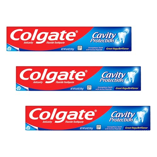 Colgate Cavity Protection Fluoride Toothpaste | White | 6 oz | Pa...