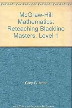 Paperback McGraw-Hill Mathematics: Reteaching Blackline Masters, Level 1 Book