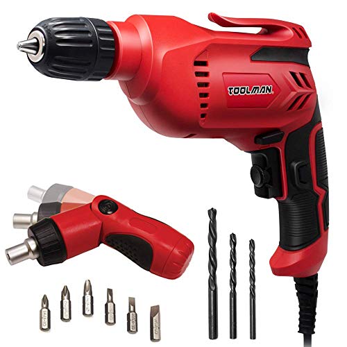 Toolman Electric Power Drill Driver Chuck Size 3/8 For Heavy Duty works with DeWalt Makita Ryobi SKILL Bosch Accessories 5207Q13