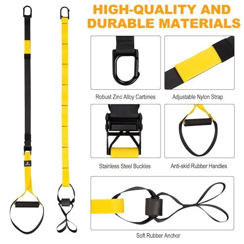 Andrsan ASRTK10 Home Resistance Training Kit, Resistance Trainer Fitness Straps For Full-Body Workout thumb #1