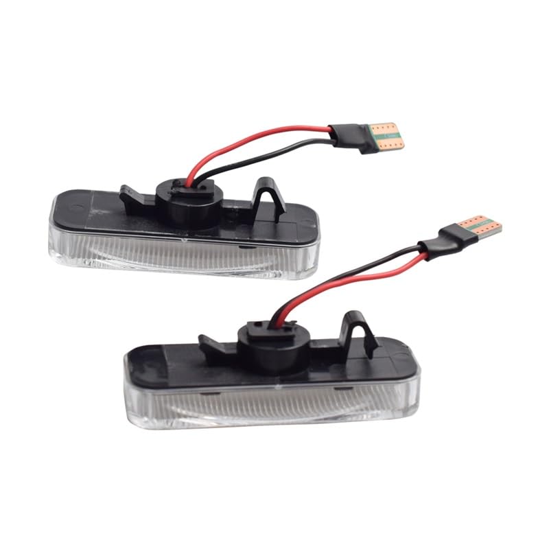 Lunga durata, più sicurezza, 2pcs Dinamico Indicatore Laterale di Direzione Sequenziale Lampeggiante Lampada Della Luce for Opel for Omega B for Stufenheck for Caravan 1994-2003(Dynamic Crystal)