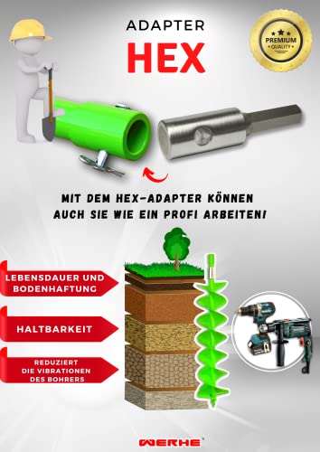 WERHE Foro professionale adatto per trapano