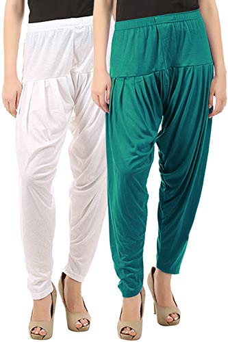 Image of Buy That Trendz Patiala Salwar for Women Relaxed Fit Viscose Patiyala Salwar Harem Bottom Pants