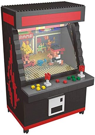 Street Fighter Arcade Game Model Building Block Set 1060pcs - Nano Micro Blocks DIY Toy for Kids (Normal)