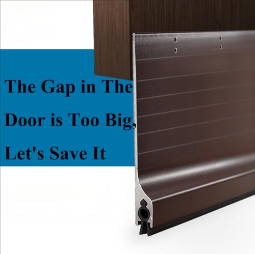 Tapón de aluminio para puerta blanco 85x5 cm con aislamiento eficiente 5
