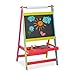 Produktbild Relaxdays Kindertafel, 2 in 1, mit Papierrolle, Malen, Zeichnen, Kreidetafel Kinder, freistehend, HBT: 90x56x42 cm, bunt