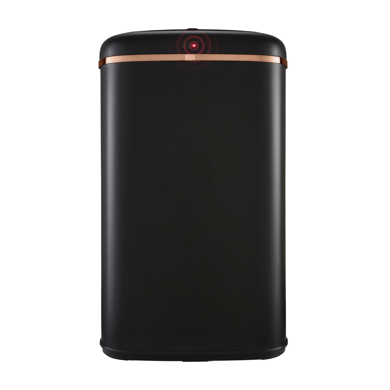 Tower Cavaletto Square Sensor Bin, 58L, Black and Rose Gold, T838010BLK
