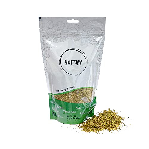 NULTHY - 500gr Harina de Pistacho Natural - Sin Sal - Frutos Secos Naturales - Cultivo Convencional - Origen España - Sin Gluten - Vegano