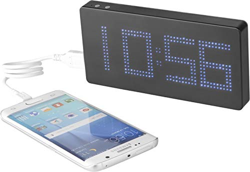 Powerbank PB-8000 mit LED-Anzeige und Uhr