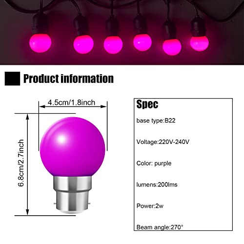 HUAMu B22 Bayonet led Bulbs - Image 2