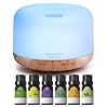 ASAKUKI Essential Oil Diffuser with...
