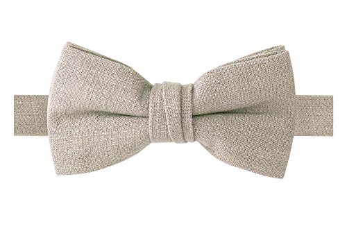 Spring Notion Boys' 4-Piece Linen Suspenders and Bow Tie Outfit4
