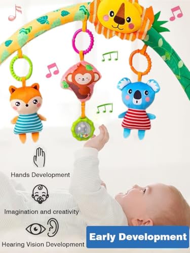 Image of Pau1Hami1ton Baby Stroller Arch Toys, Car Seat Toys,Baby Gifts.S-19(Lion)
