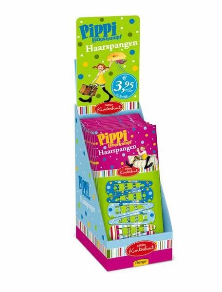 Pippi Langstrumpf. Haarspange Pferd 12er VE