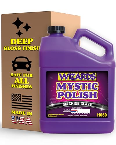 Wizards Buffing Liquid - Cutting Compounds & Polish Machine Glaze (Gallon, Mystic Cut Compound)