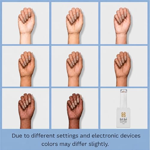 Image of Bolt Bee Velvet Nude Color Gel Nail Polish Soak Off UV Gel DIY at Home 15ML Manicure Salon Nail Art
