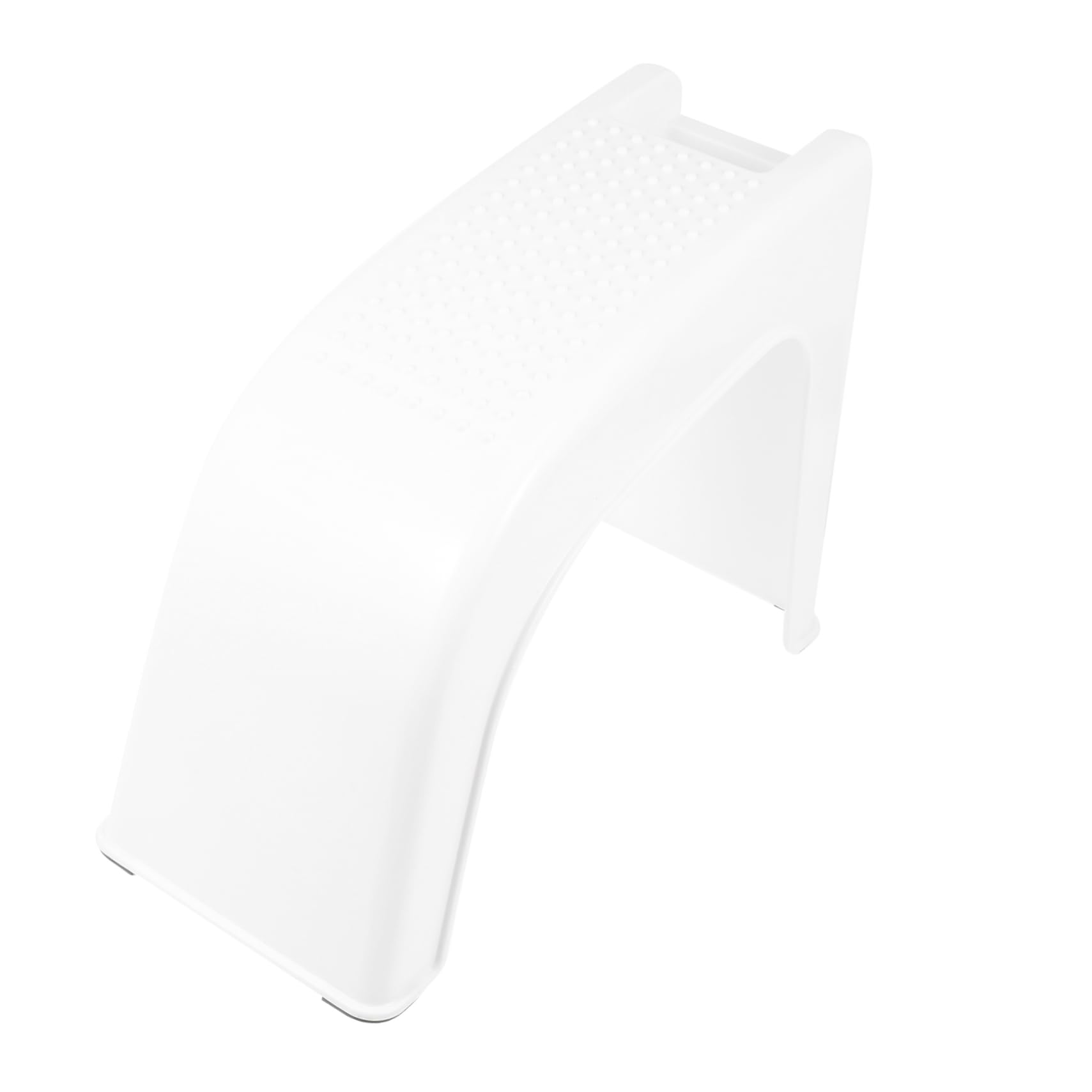 Sgabello Poggiapiedi per Pedicure in Abs Beige per Saloni | Uso in Pedicure e Foot Care Salon, Vano Porta Utensili, Formato Pratico per Casa e Bagno
