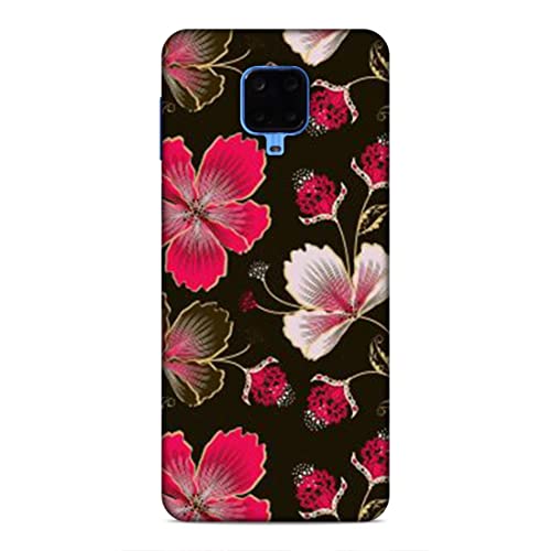 Image of Printed Mobile Back Hard Case Cover for Poco M2 Pro /Xiaomi Redmi Note 10 Lite /Xiaomi Redmi Note 9S | Flowers, Floral, Pink Flowers, Leaves-2198
