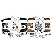 Bestchong Japón Cultura Tradicional Kimono Samurai Pulsera de la Mano de Cuero Cuerda de Cereza Amor Pulsera Doble Set