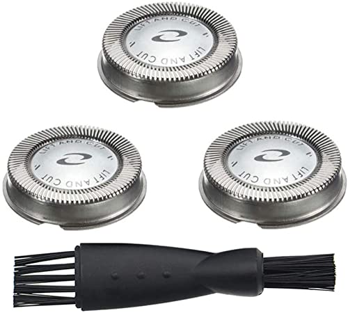 Hq56 Cabezales de Afeitado Compatible con Phi-lips Norelco HQ3 HQ6 HQ55 HQ56, Poweka Cuchilla de Afeitar de Repuesto Compatible con Phi-lips Máquinilla de Afeitar Cover