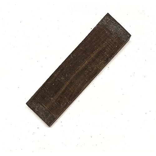 Exotic Wood Zone's Gaboon Ebony Exotic Hardwood Acoustic/Electric Guitar Luthier Bridge Blank | 7-1/2