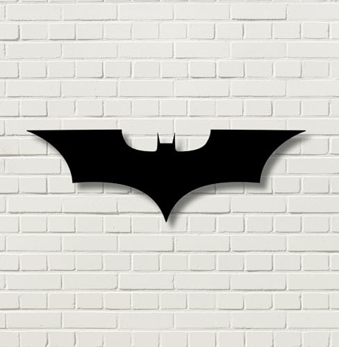 Image of TWIGGY Superhero 6mm MDF Wood Wall Decor Art for Home, Office, or Gaming Room, Gift, Anime (The Dark Knight)